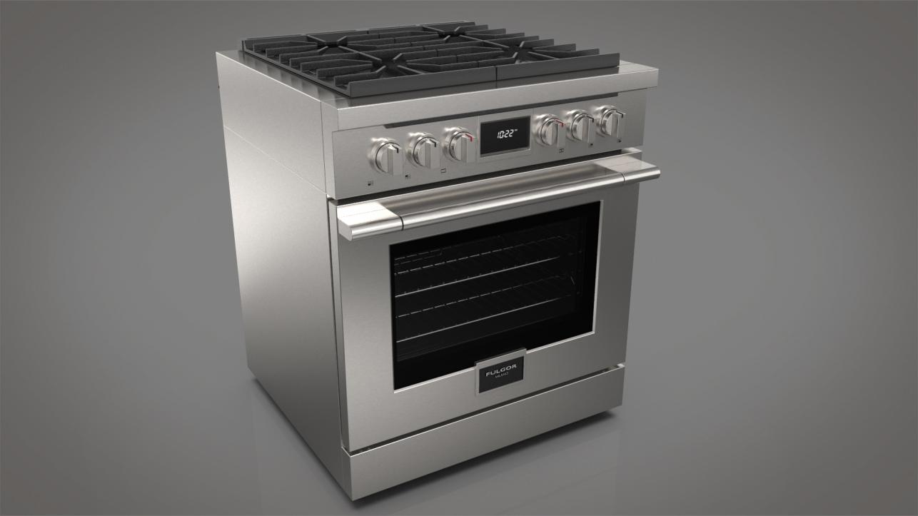 30" DUAL FUEL RANGE Fulgor Milano